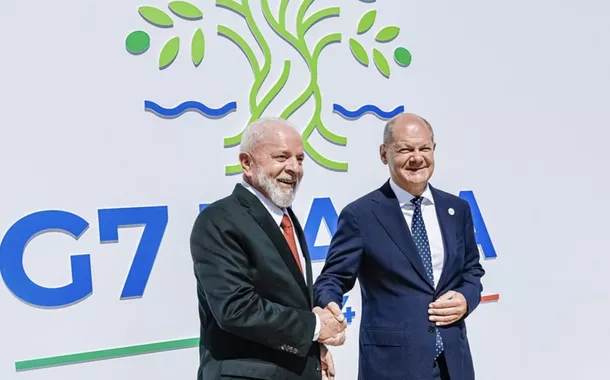 Em bilateral na Itália, Lula convida chanceler alemão para a Aliança Global contra a Fome