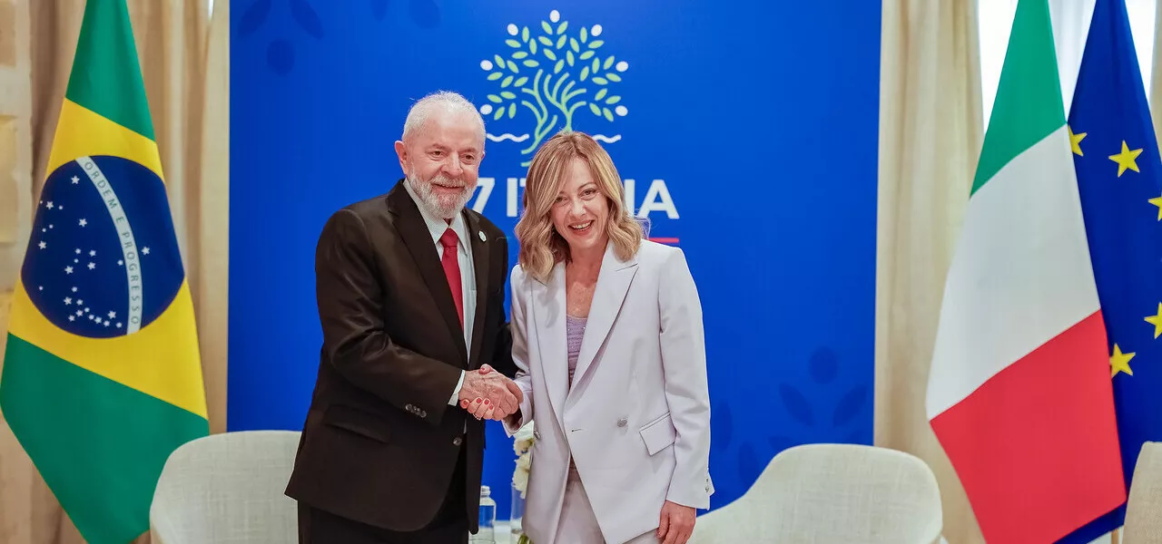 Lula e Giorgia Meloni