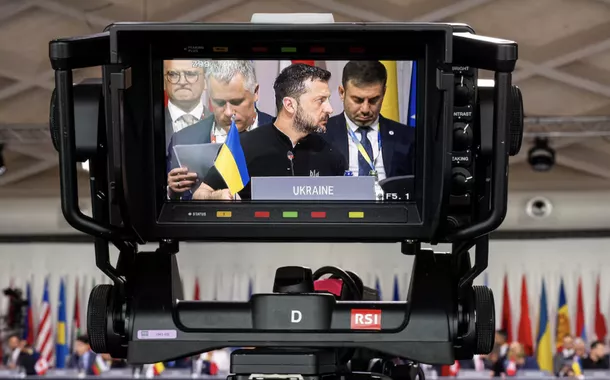 Zelensky na Cúpula da Suíça