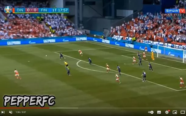 Retorno de Eriksen à Euro é estragado pela Eslovênia no empate em 1 a 1 na Eurocopa