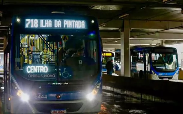 Ônibus na capital gaúcha