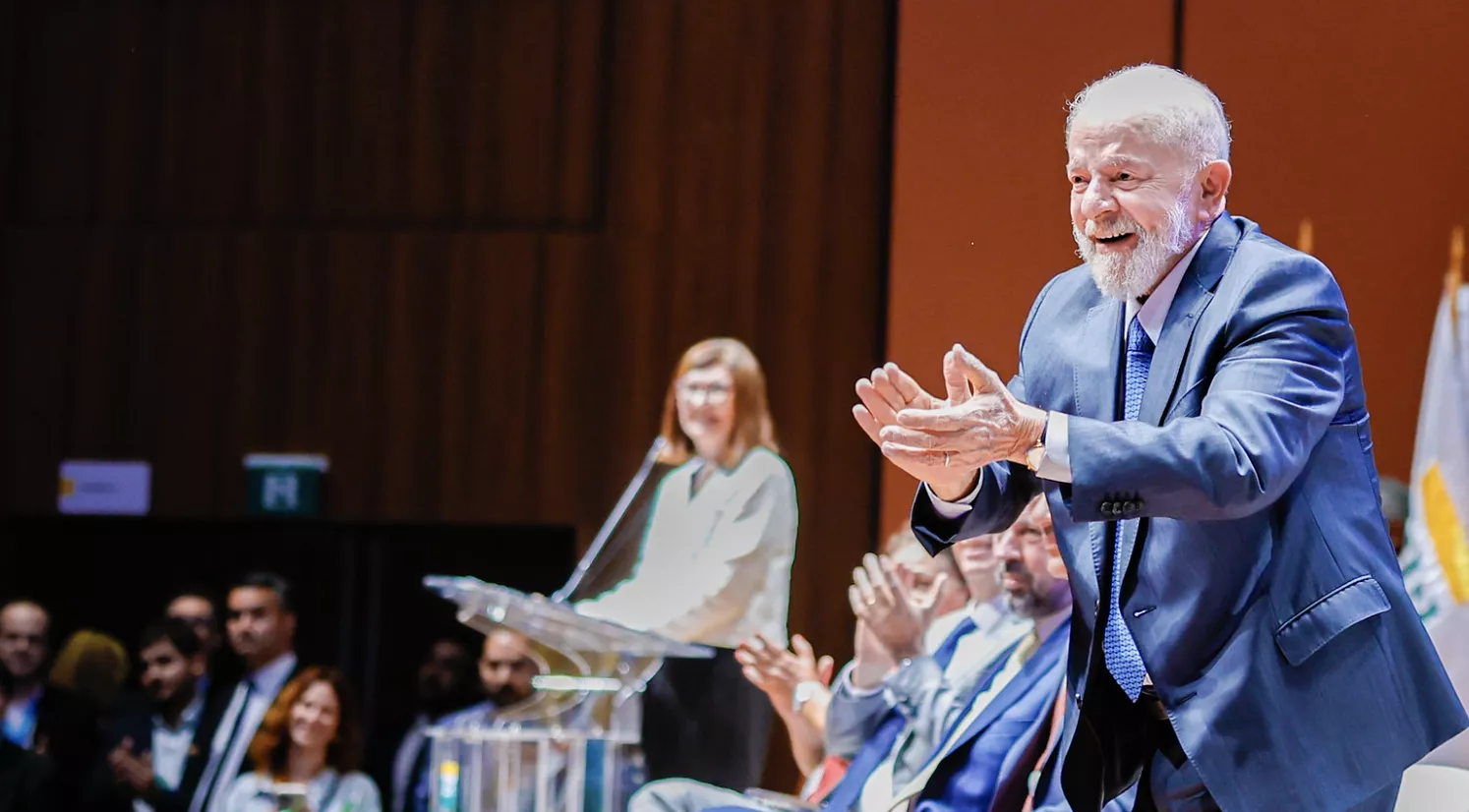 Lula na posse de Magda Chambriard na presidência da Petrobras