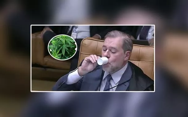 Internautas mencionam Dias Toffoli no julgamento sobre a maconha e "descriminaliza STF" bomba nas redes (vídeo)