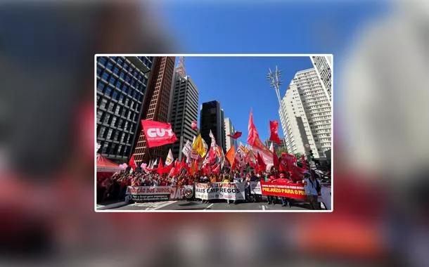 Ato da Central Única dos Trabalhadores contra os juros altos