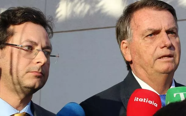 Fabio Wajngarten e Jair Bolsonaro