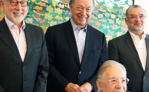 Persio Arida, Pedro Malan, Gustavo Franco e Fernando Henrique Cardoso
