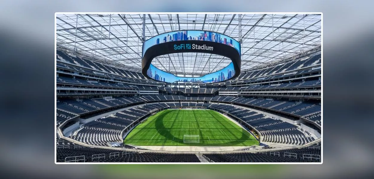 SoFi Stadium, em Los Angeles (EUA)