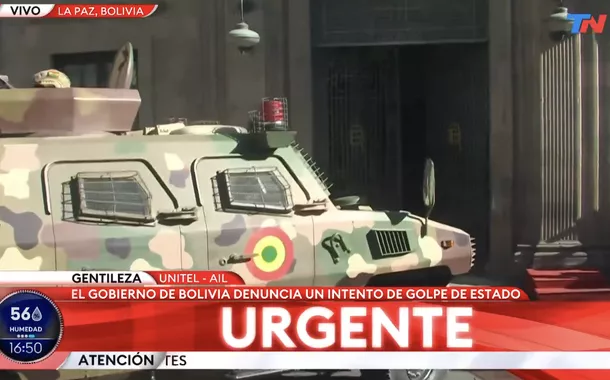 Revolta de algumas unidades do Exército Boliviano em La Paz