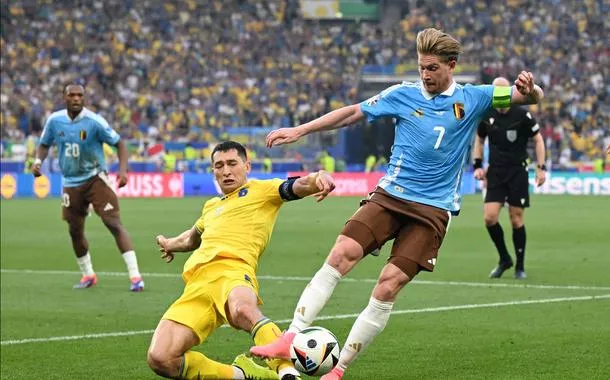 Bélgica chega se arrastando às oitavas de final da Eurocopa, e Ucrânia é eliminada