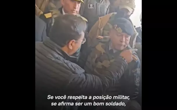 Veja o momento em que Arce confronta general golpista: 'não posso perdoá-lo pelo que está fazendo contra os bolivianos' (vídeo)