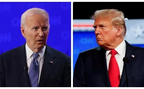 Biden vacila enquanto Trump faz acusações falsas durante debate presidencial