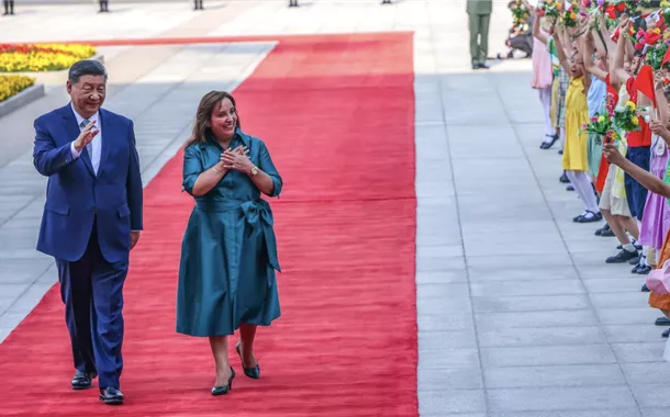 Xi Jinping e Dina Boluarte