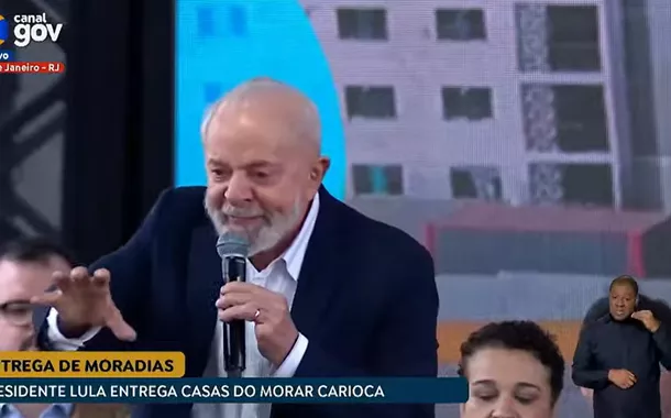 Lula durante o ato