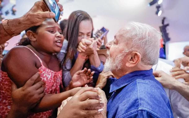 Luiz Inácio Lula da Silva durante evento na Bahia