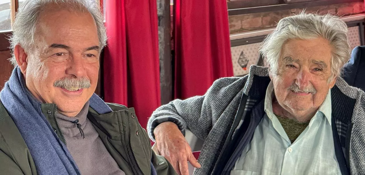 Aloizio Mercadante e Pepe Mujica