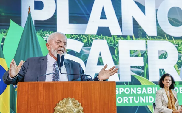 Presidente Lula no lançamento do Plano Safra 2024/2025