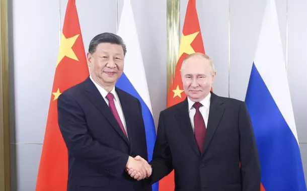 Putin parabeniza Xi Jinping pelo 75º aniversário da fundação da República Popular da China