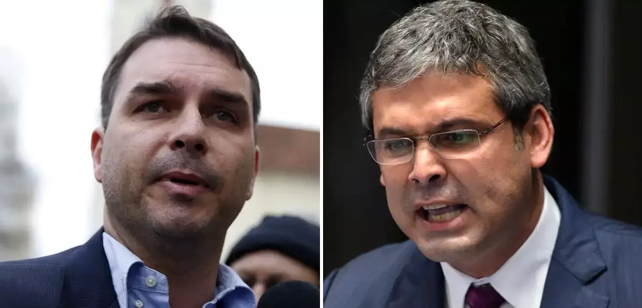 Flávio Bolsonaro e Lindbergh Farias