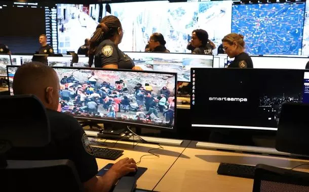 Central de monitoramento do Smart Sampa