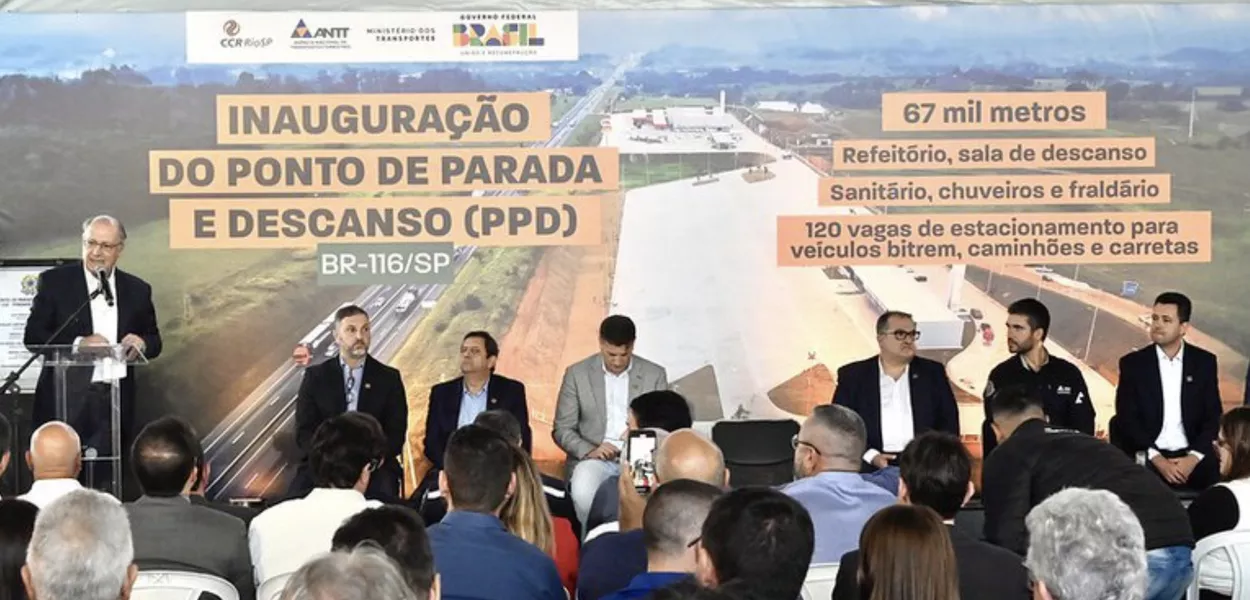 Inauguração de Ponto de Parada e Descanso