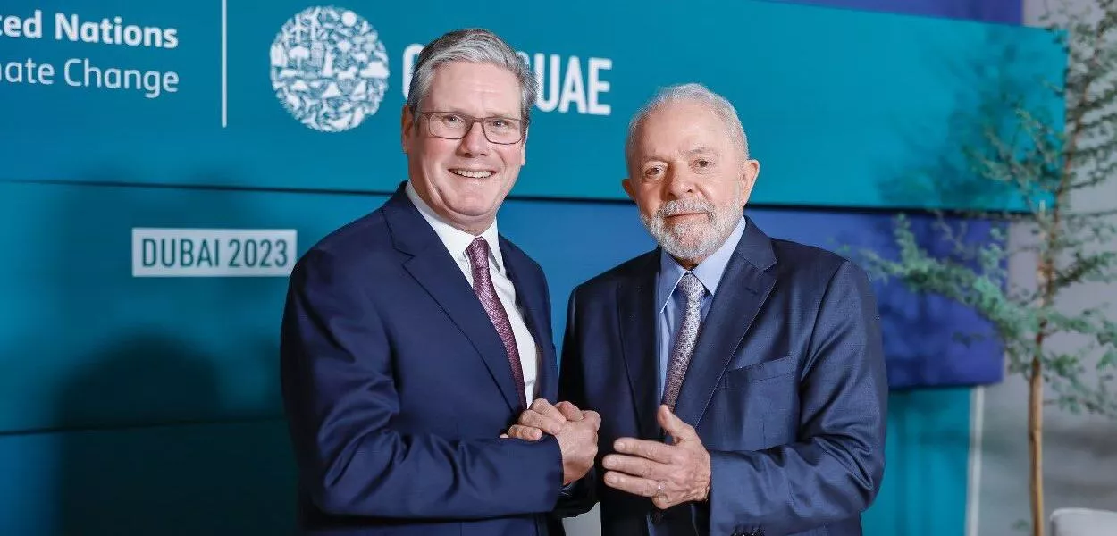 Keir Starmer e Lula