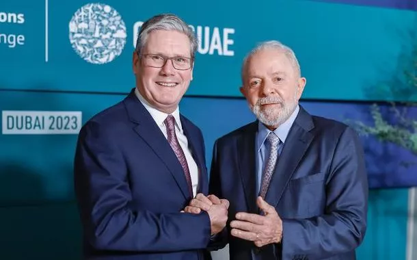 Keir Starmer e Lula