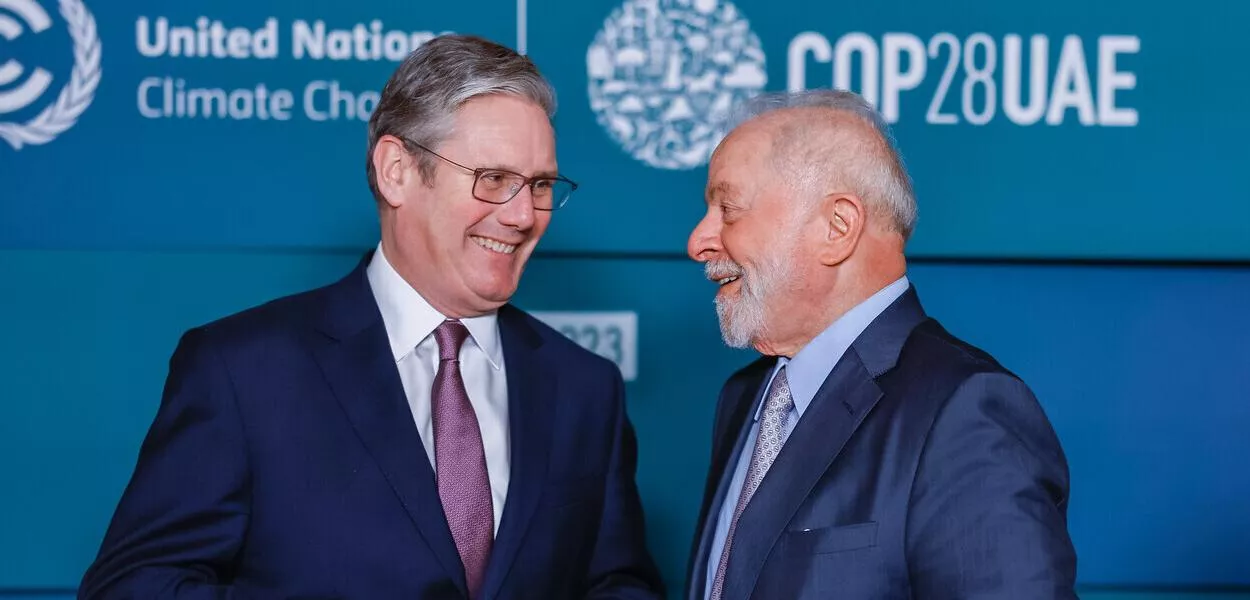 Keir Starmer e Lula