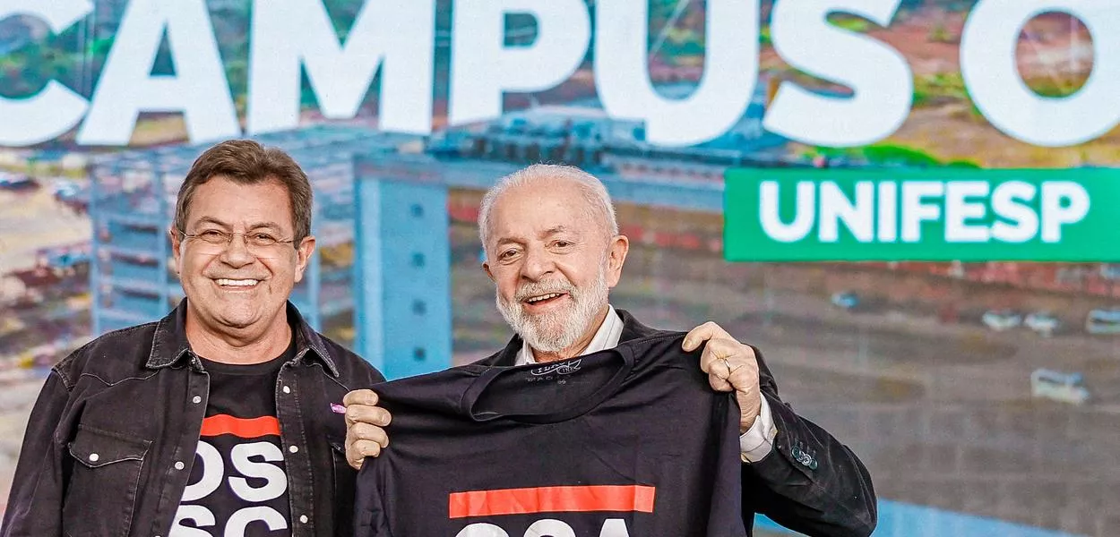 Lula e Emídio inauguram campus da Unifesp