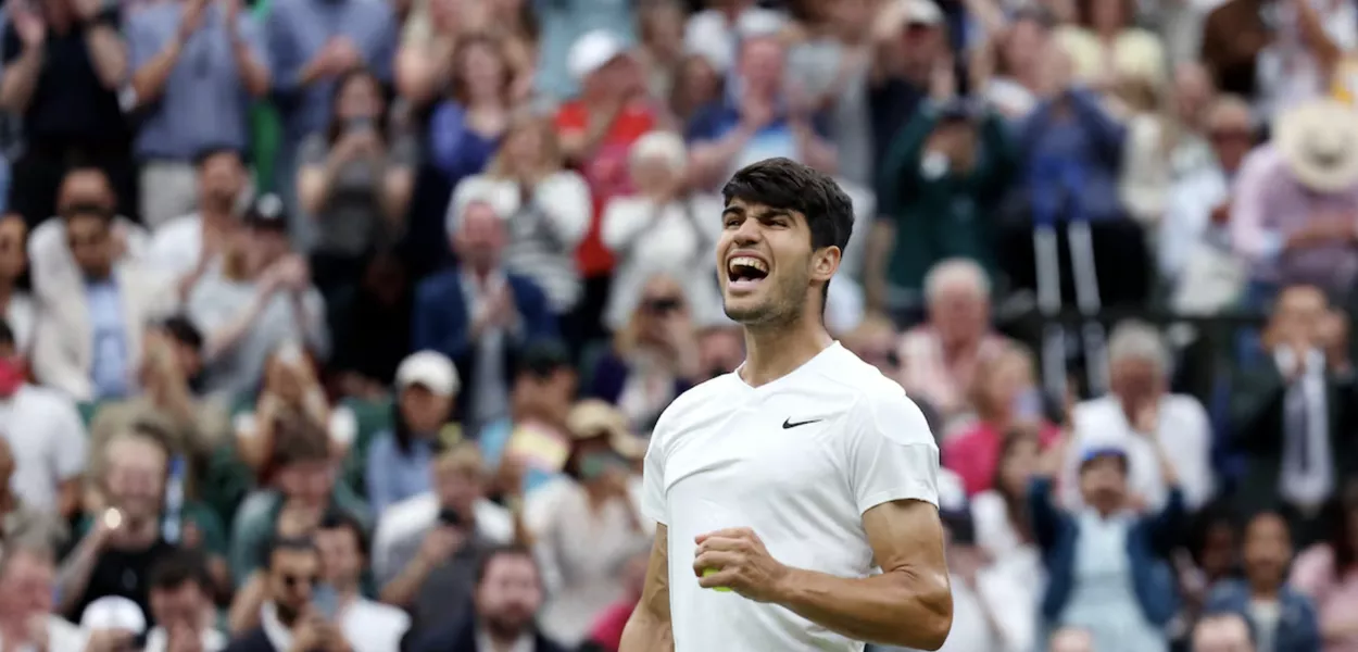 Carlos Alcaraz em Wimbledon