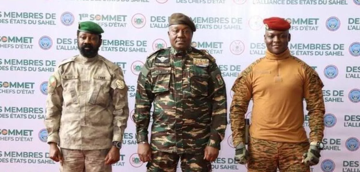 Líderes da Confederação dos Estados do Sahel