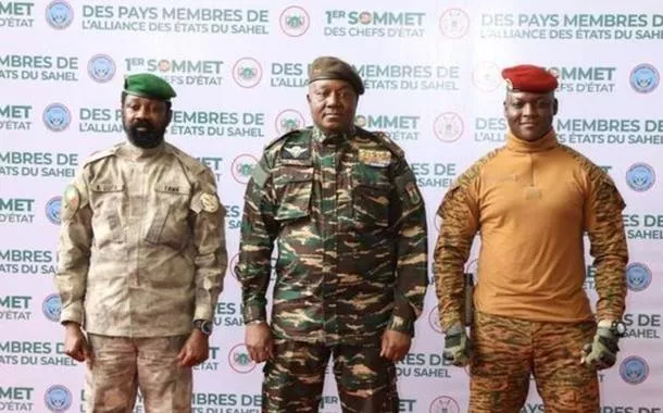 Líderes da Confederação dos Estados do Sahel