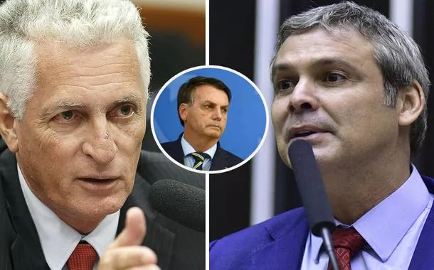 Montagem (da esq. para a dir.): Rogério Correia (PT-MG), Jair Bolsonaro (PL) e Lindbergh Farias (PT-RJ)