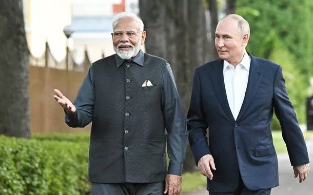 Putin e Modi realizam conversações oficiaisbet pitMoscou nesta terça-feira