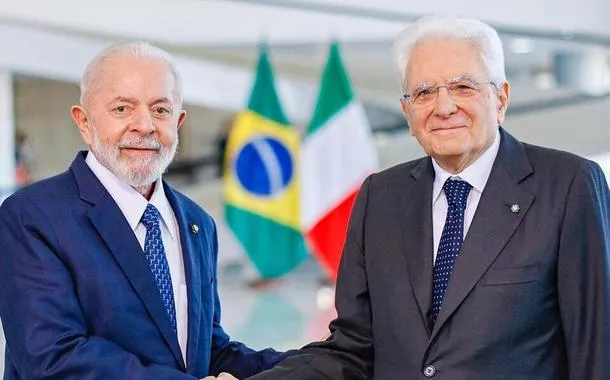 Lula recebe presidente da Itália no Palácio do Planalto