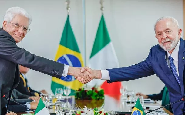 Em encontro com Mattarella, Lula celebra parceria Brasil-Itália, fala sobre cenário europeu e condena guerras