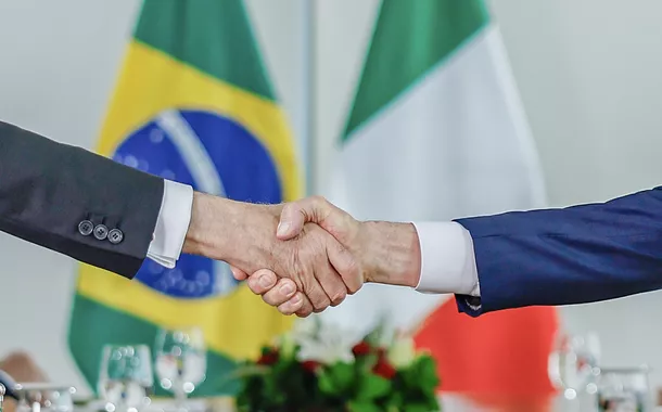 Presidente Luiz Inácio Lula da Silva durante reunião bilateral com o presidente da Itália, Sergio Mattarella, no Palácio do Planalto, em Brasília - DF 