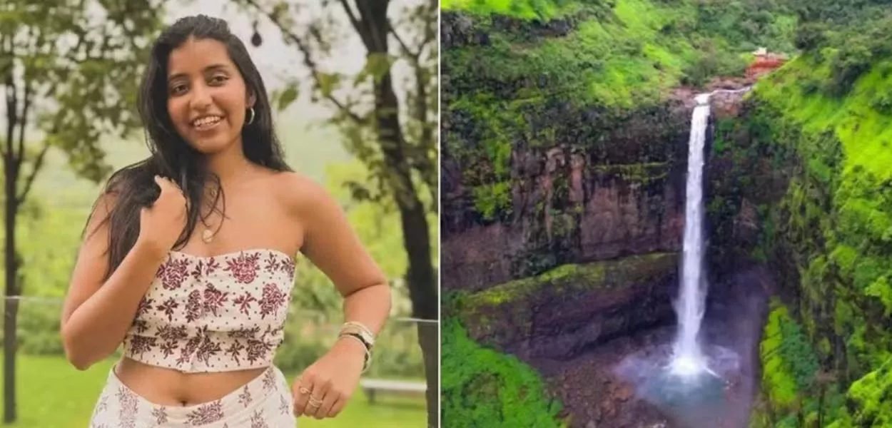 Influencer de viagens morre após cair de cachoeira na Índia de 105 metros enquanto filmava imagens do local