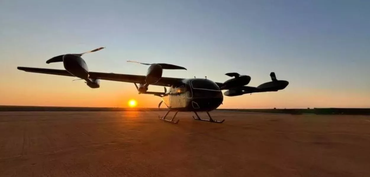 Protótipo do eVTOL foi apresentado na 45ª edição do Farnborough Airshow, na Inglaterra