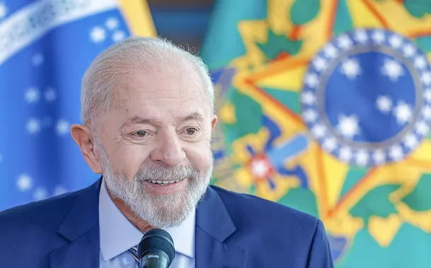 Presidente Luiz Inácio Lula da Silva durante entrevista a correspondentes internacionais, no Palácio da Alvorada, Brasília - DF.