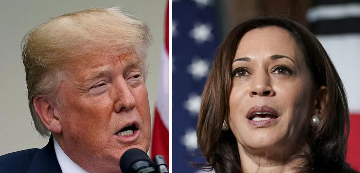 Kamala Harris e Donald Trump