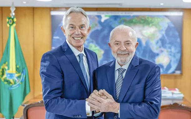 Lula e Tony Blair