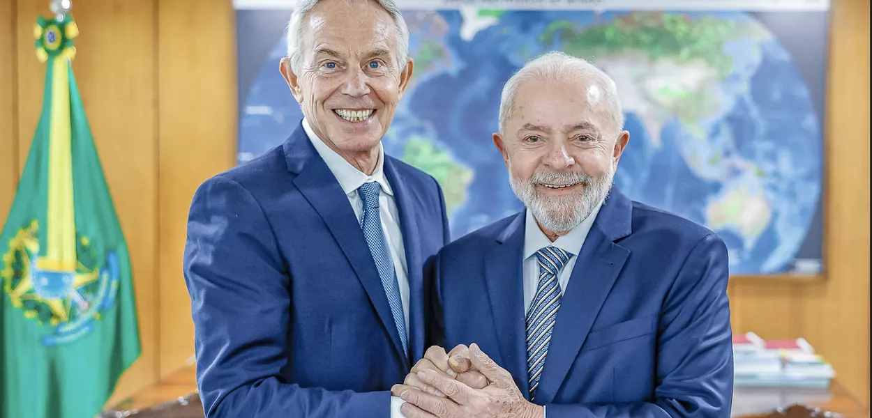 Lula e Tony Blair