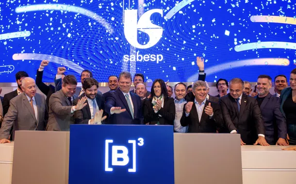 Cerimônia de venda da Sabesp na B3