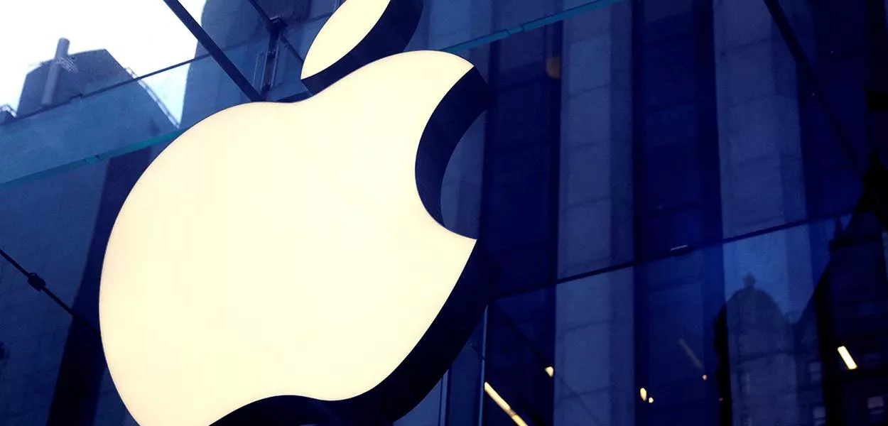 Logo da Apple em Nova York