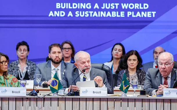 Luiz Inácio Lula da Silva na Reunião Ministerial da Força Tarefa para a Aliança Global contra a Fome e a Pobreza