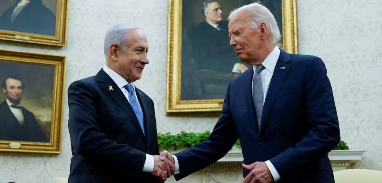 Benjamin Netanyahu e Joe Biden