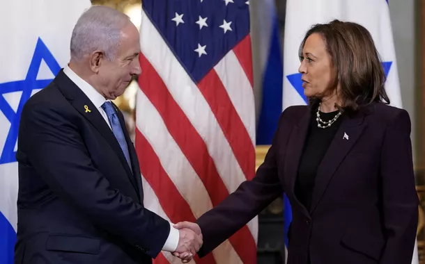 Benjamin Netanyahu e Kamala Harris