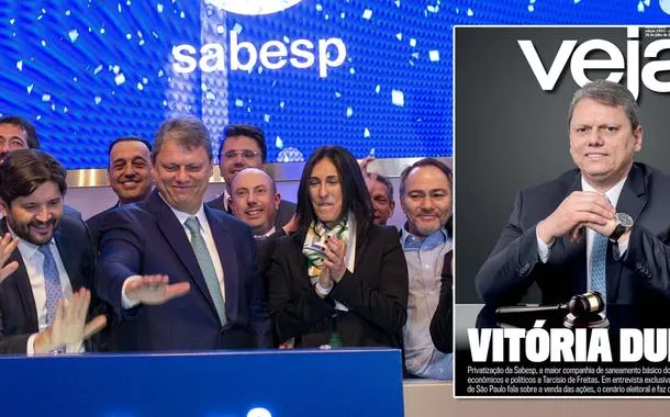 Tarcísio de Freitas entregou a Sabesp e foi aplaudido pela imprensa neoliberal