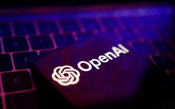 Ilustração com o logotipo da OpenAI