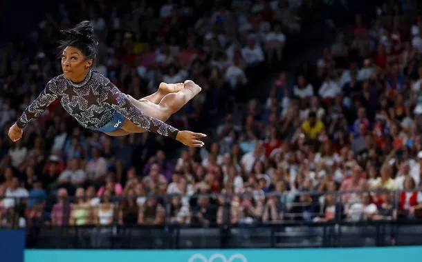 Simone Biles nos Jogosapostaaposta em jogos de futebol onlinejogos de futebol onlineParis
 28/7/2024    REUTERS/Hannah Mckay